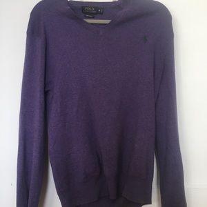 polo ralph lauren purple sweater